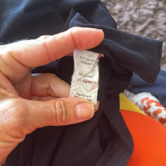 Cabi 657 Cowl Neck black Long Sleeve Ruched Sides Pullover size large - Picture 6 of 7